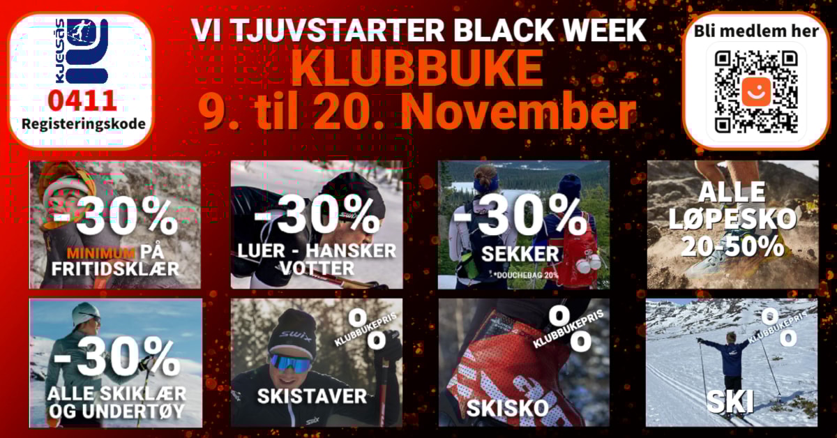 BULL TJUVSTARTER BLACK WEEK MED KLUBBUKE